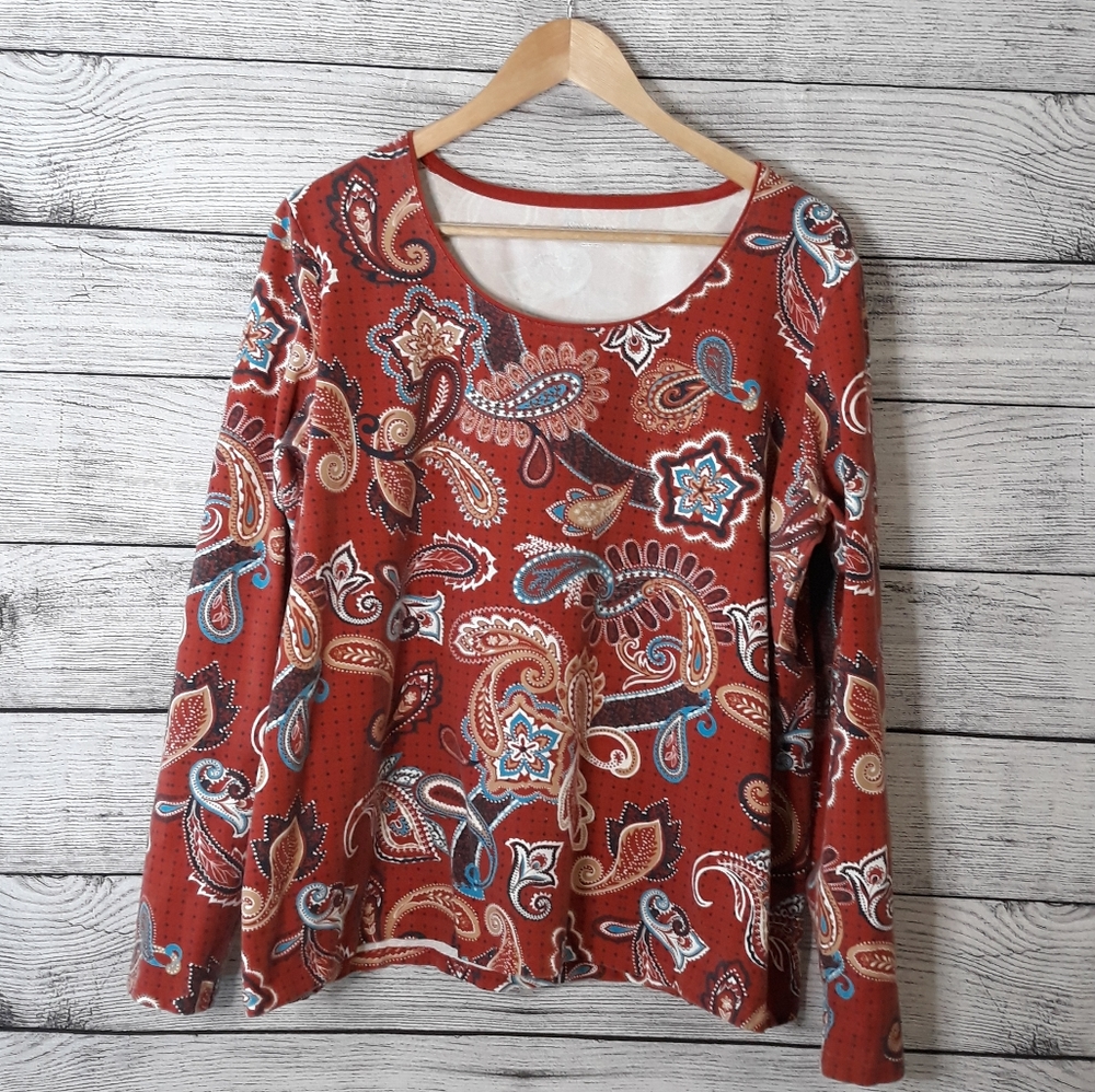 Kim Rogers Women's long Sleeve Top size XXL